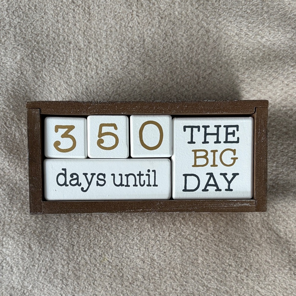 Wedding Countdown Blocks